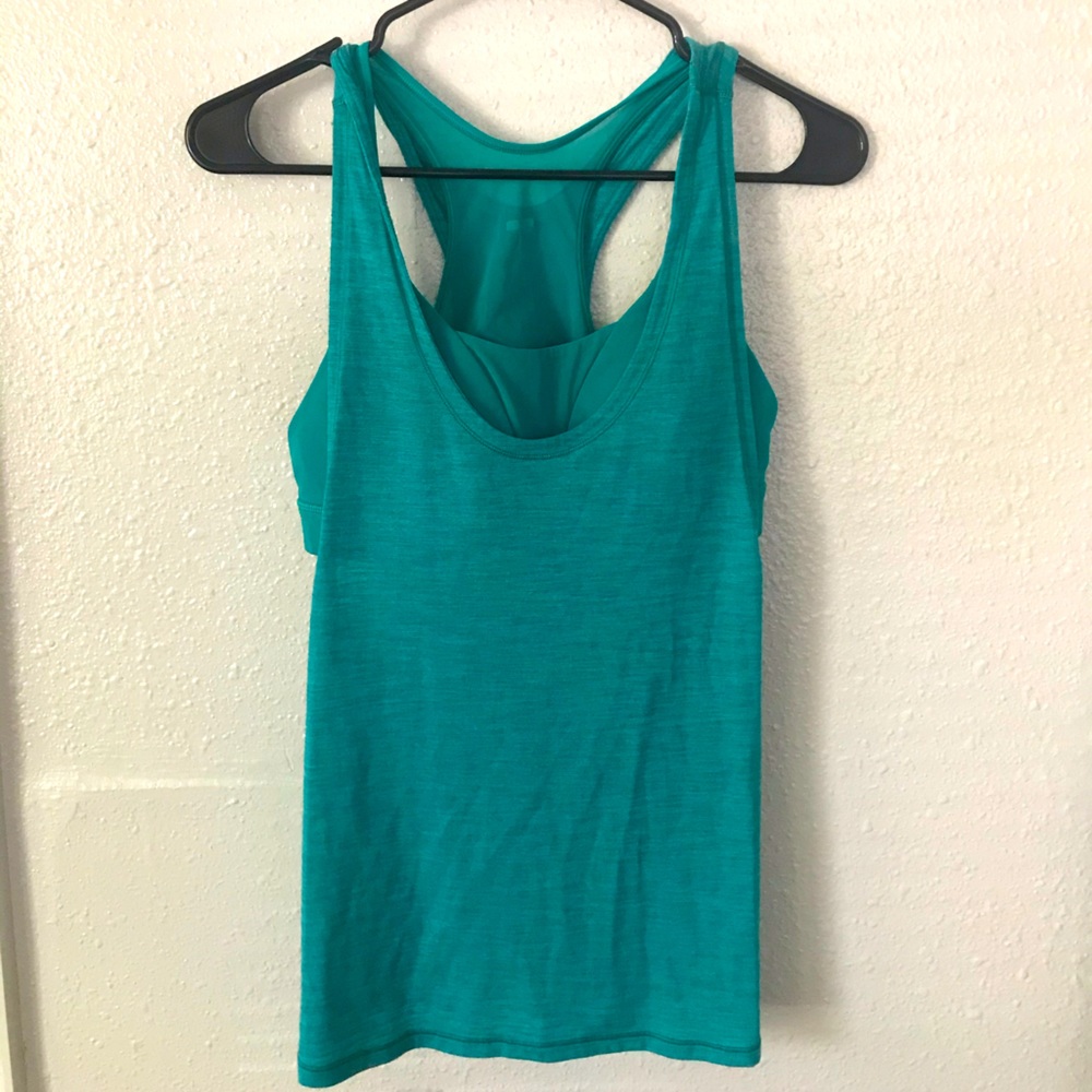 Lululemon Tank Size 8 with Built-in Bra